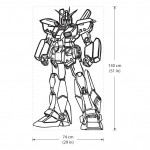 สติกเกอร์ติดผนัง Gundam Alex Wall Sticker 